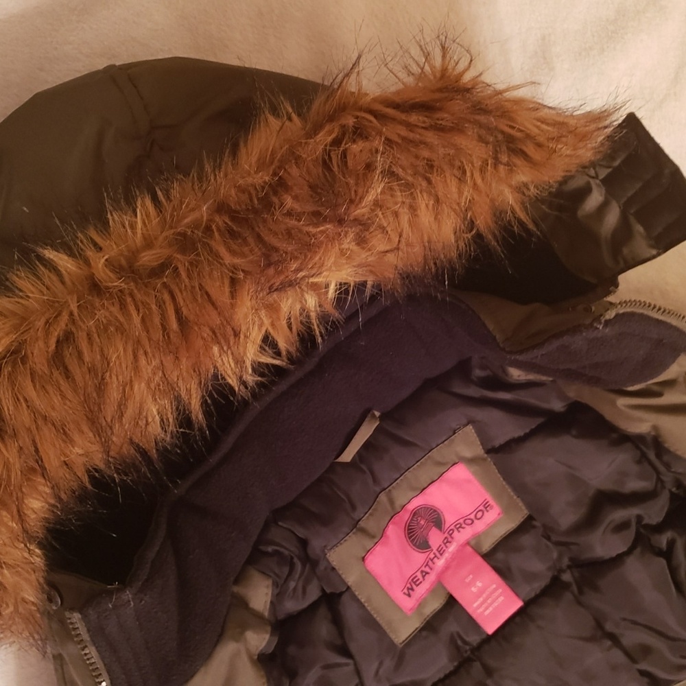 Size 6 Hunter Green Parka for Girls